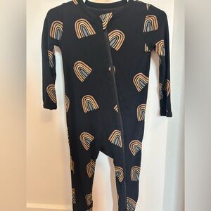 Black Rainbow Kids One Piece